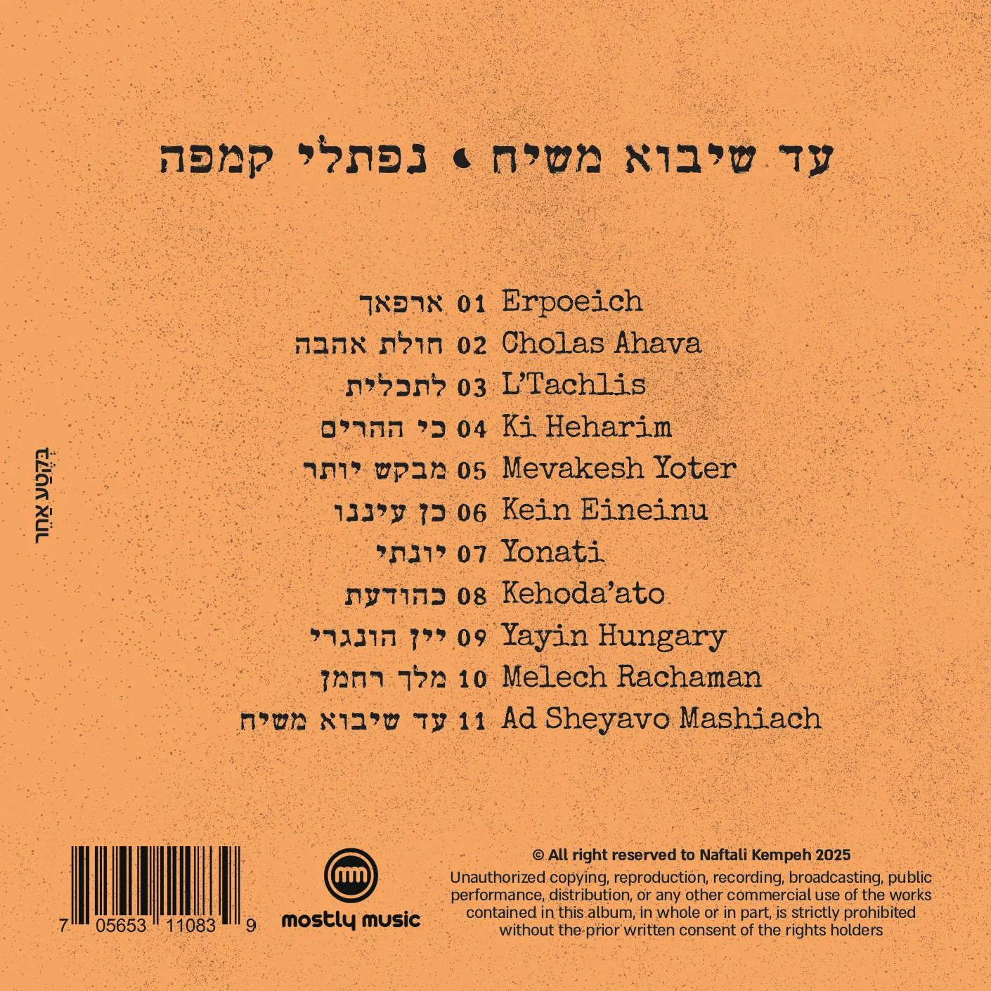 Naftali Kempeh - Ad Sheyavo Mashiach - Image 2